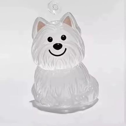 Dog Fur Storage Cute Pendant Keychain Bag Charm