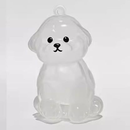 Dog Fur Storage Cute Pendant Keychain Bag Charm
