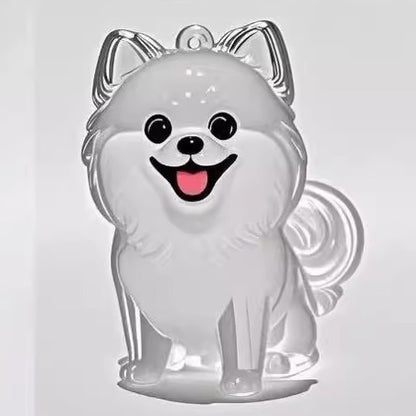 Dog Fur Storage Cute Pendant Keychain Bag Charm