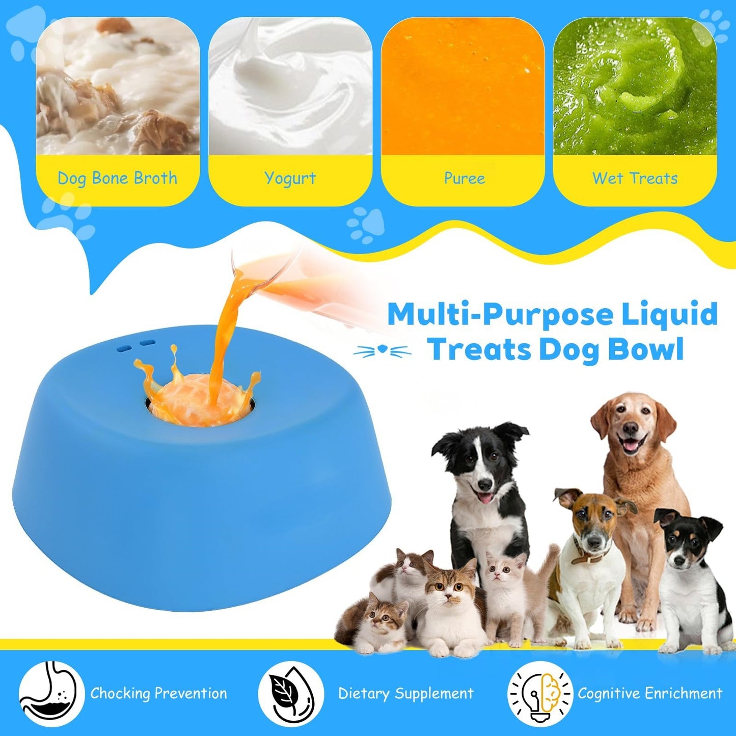 The Calm Feeder — Slow Feeder Bowl