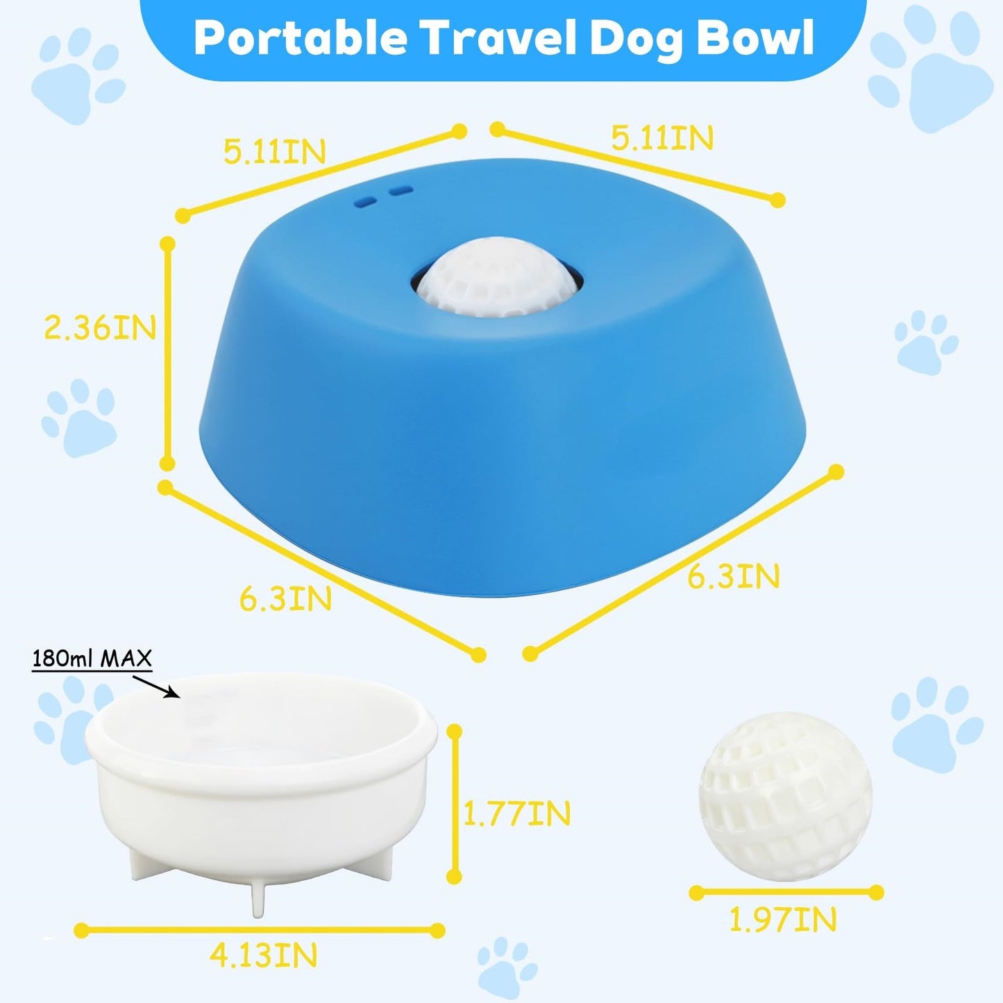 The Calm Feeder — Slow Feeder Bowl